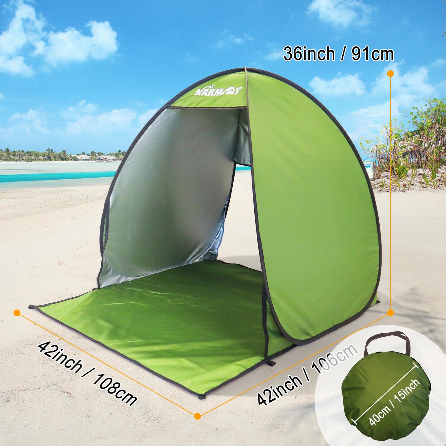 Pop-Up Beach Sun Shade Tent