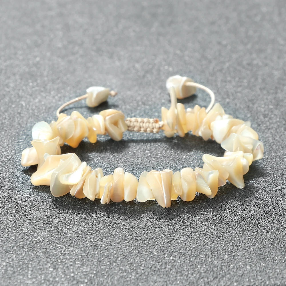 Bohemia Natural Sea Shell Charm Bracelet