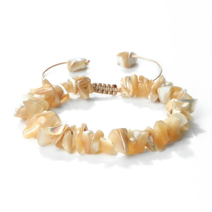 Bohemia Natural Sea Shell Charm Bracelet