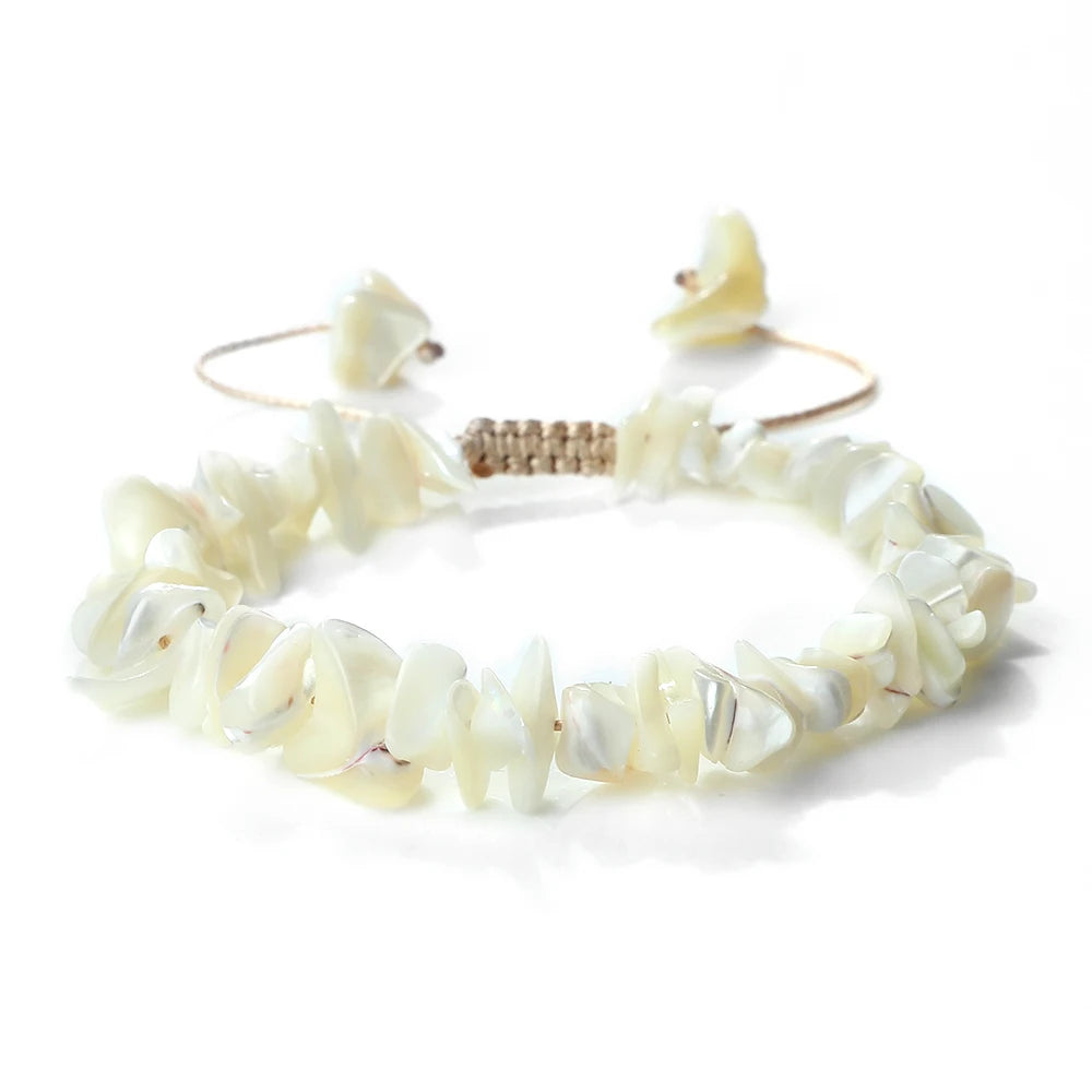 Bohemia Natural Sea Shell Charm Bracelet