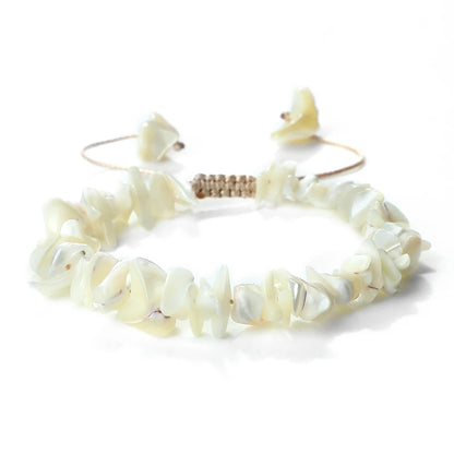 Bohemia Natural Sea Shell Charm Bracelet