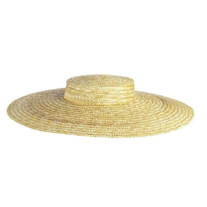 Wide Brim Straw Beach Hat