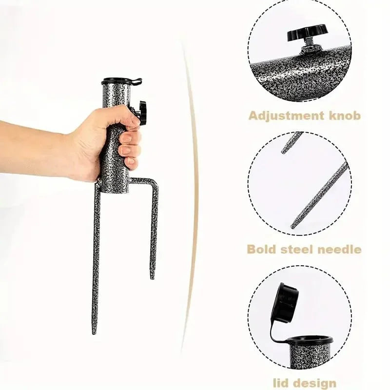 Adjustable Beach Umbrella Ground Stand