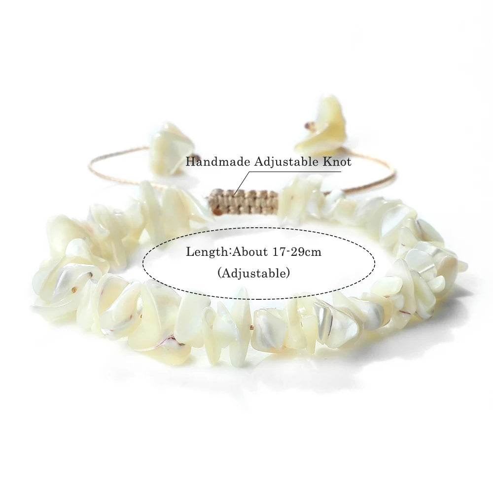 Bohemia Natural Sea Shell Charm Bracelet