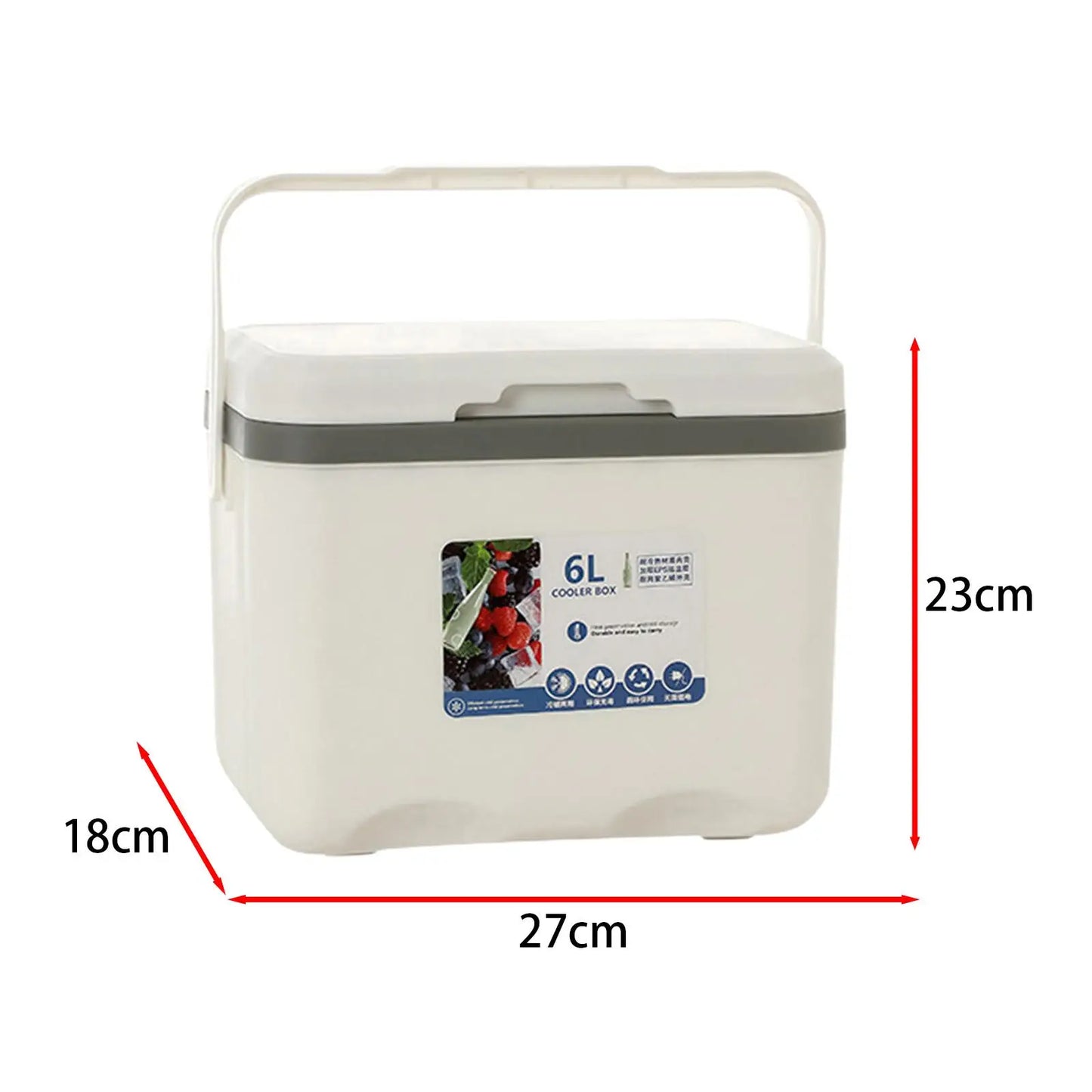 Portable Insulated Cooler Box