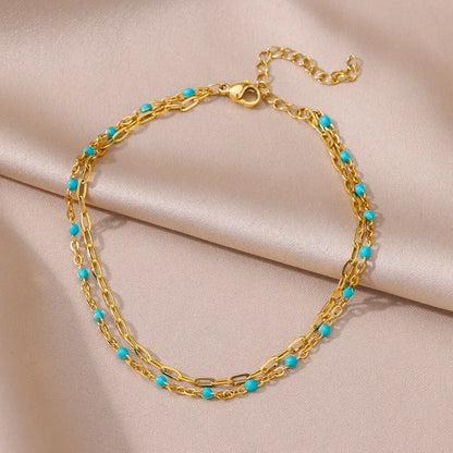 Shell & Starfish Beach Anklet