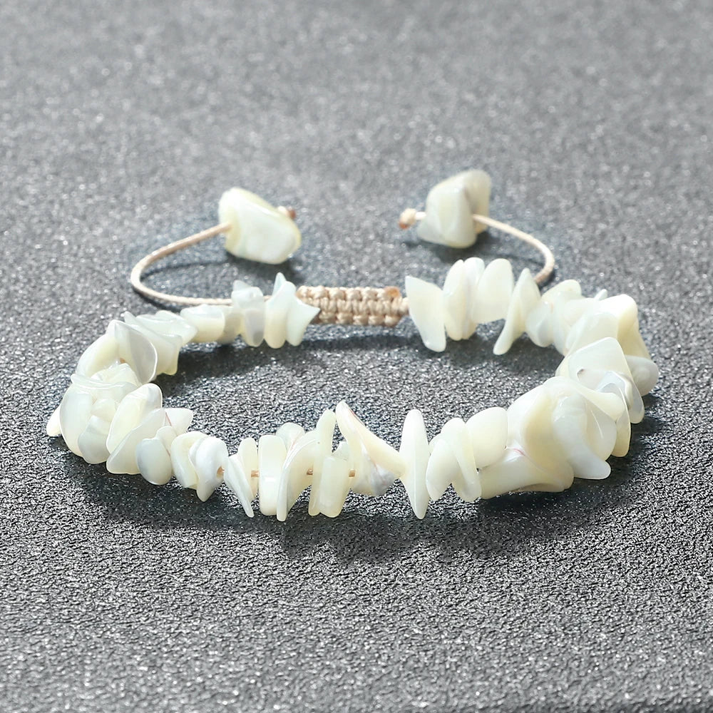 Bohemia Natural Sea Shell Charm Bracelet