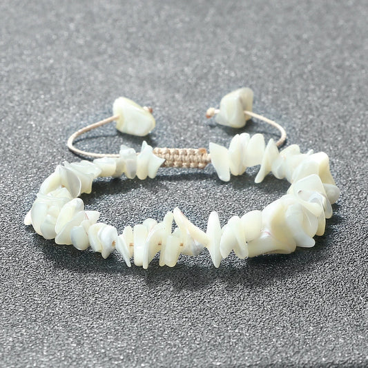 Bohemia Natural Sea Shell Charm Bracelet