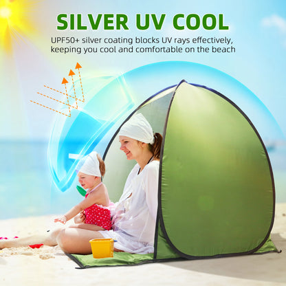 Pop-Up Beach Sun Shade Tent